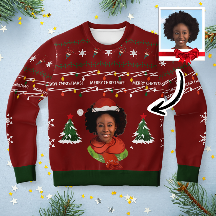 Ugly Christmas Sweater (Red Woman)