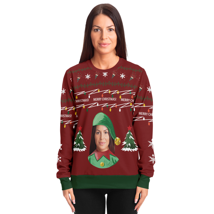 Ugly Christmas sweater eleven (red woman)