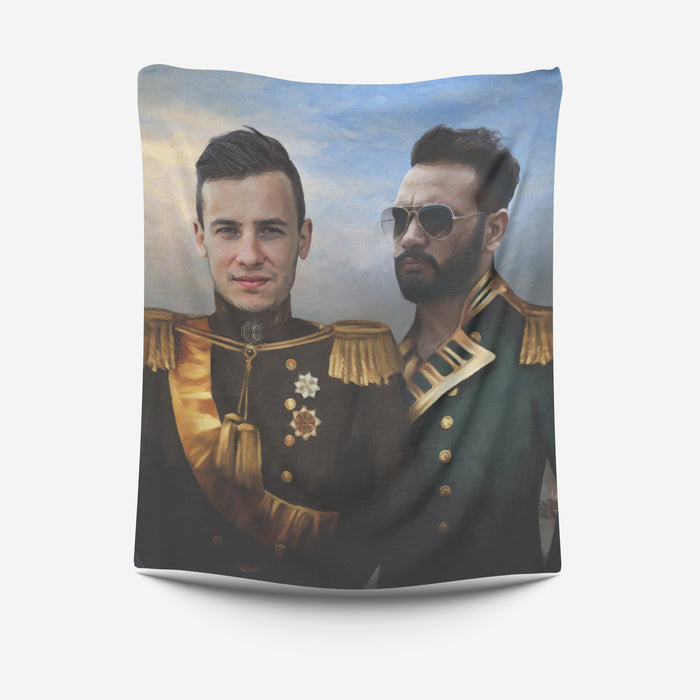 Your ordered portrait on a blanket